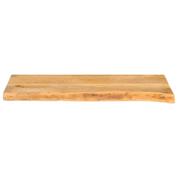 vidaXL Tafelblad met natuurlijke rand 90x30x3,8 cm massief mangohout