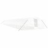 vidaXL Tuinkas met stalen frame 110 m&sup2; 22x5x2,3 m wit