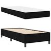 vidaXL Boxspringbed met matras Zwart 90 x 190 cm Stof