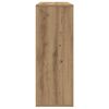 vidaXL Dressoir 2 pcs Artisan Eiken 60 x 31 x 84 cm Bewerkt hout
