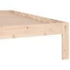 vidaXL Bedframe massief hout 120x190 cm