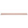 vidaXL Drijvende plank 4 pcs Roze 60 x 8,5 x 2,5 cm Staal