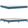 vidaXL Boxspringbed met matras Donkerblauw 200 x 220 cm Stof