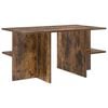 vidaXL Salontafel Gerookt Eiken 87 x 50 x 45 cm Bewerkt hout