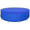 vidaXL Zwembadhoezen 2 st rond 90 g/m&sup2; 460 cm PE