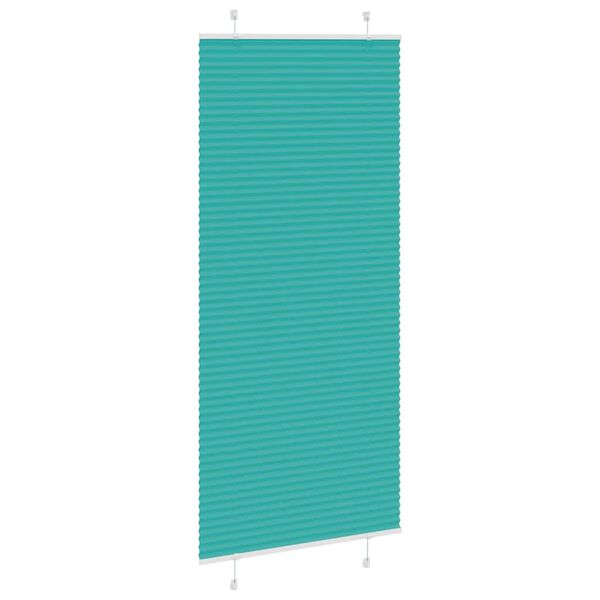 vidaXL Pliss&eacute; rolgordijn 95x200 cm stofbreedte 94,4 cm petrol groen