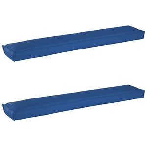 vidaXL Pallet Kussen Set 2 pcs Koninklijk Blauw 200 x 40 x 8 cm