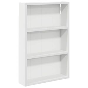 vidaXL Badkamer wandkast Wit 40 x 10 x 60,5 cm Geconstrueerd hout