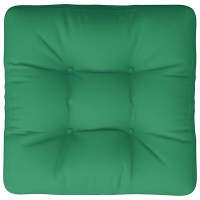 vidaXL Palletkussen 60x60x12 cm stof groen