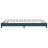 vidaXL Boxspring zonder matras fluweel donkerblauw 180x210 cm