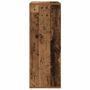 vidaXL Dressoir met lade Oudhout 60 x 31 x 84 cm Bewerkt hout