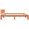 vidaXL Bedframe Wasbruin 120 x 190 cm Massief grenenhout