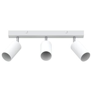 vidaXL Plafondspot met schijnwerpers Wit 38 x 6 x 16 cm Metaal