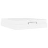 vidaXL Bedframe met matras Anders 2 st Wit PVC