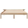 vidaXL Bedframe met Zijtafels Naturel 140 x 210 cm Massief grenenhout