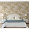DUTCH WALLCOVERINGS Behang Tropical beige en goudkleurig
