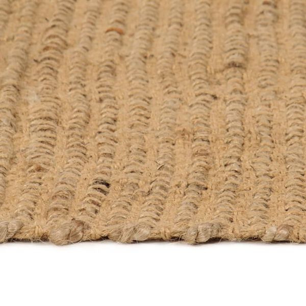 vidaXL Vloerkleed rechthoekig 180x250 cm jute naturel