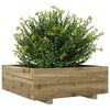 vidaXL Plantenbak 70x70x26,5 cm ge&iuml;mpregneerd grenenhout