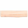 vidaXL Wandschap 40x10x6 cm onbehandeld massief eikenhout