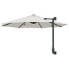 vidaXL Tuinparasol Zand 248 x 248 x 148 cm Polyester en staal