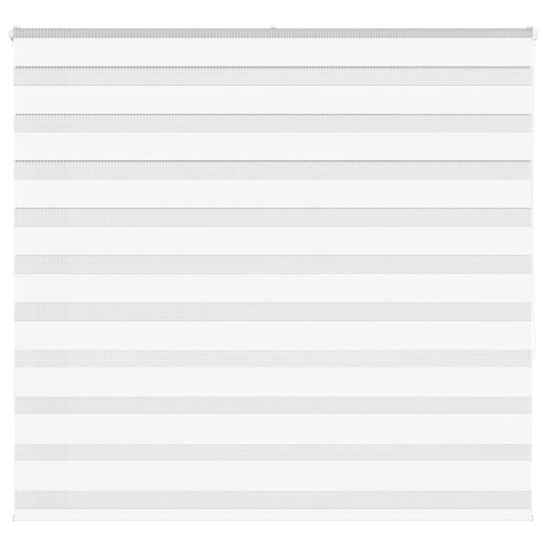 vidaXL Zebra rolgordijn 155x150 cm stofbreedte 150,9cm polyester wit