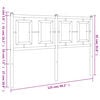 vidaXL Vervangend hoofdbord 120 cm metaal zwart