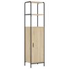 vidaXL Hoge kast Sonoma Eiken 40 x 33 x 161 cm Bewerkt hout
