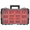 vidaXL Flightcase draagbaar 55,5x34,5x13,5 cm PP zwart
