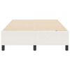 vidaXL Platform bedframe Cr&egrave;me 120 x 200 cm Stof