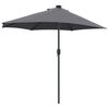 vidaXL Tuinparasol Antraciet 294 x 150 x 223 cm Polyester en staal