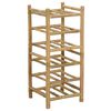 vidaXL Wijnrek Naturel 32,5 x 29,5 x 72 cm Bamboe