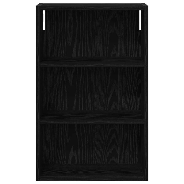 vidaXL Badkamer wandkast met plank Zwarte Eik 40 x 16 x 62,5 cm