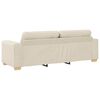 vidaXL Bank 3 pcs Beige 221 x 80 x 80 cm Linnen-mix stof
