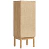 vidaXL Badkamerkast FLORO Wasbruin 35 x 30 x 90 cm Massief Vurenhout