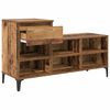 vidaXL Schoenenkast met lade Oud hout 102 x 36 x 60 cm Bewerkt hout