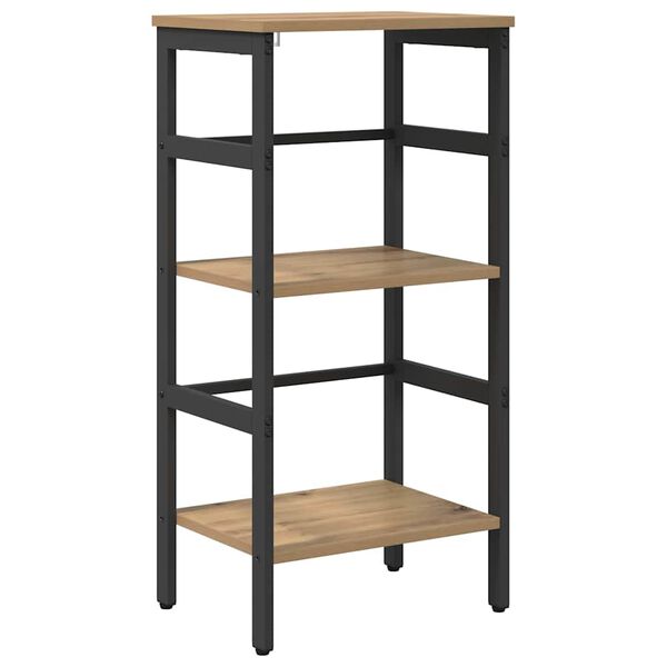 vidaXL Boekenkast Artisan Eiken 40 x 29,5 x 81 cm Bewerkt hout