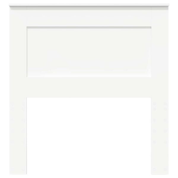 vidaXL Hoofdbord met hoofdeinde Wit 100 cm Bewerkt hout