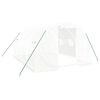vidaXL Kas met stalen frame wit 12 m&sup2; 4x3x2 m