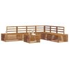 vidaXL Buiten bankenset 7 Stuk Naturel Massief Acaciahout