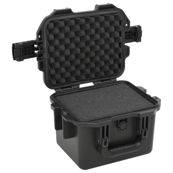 vidaXL Flightcase draagbaar 30x24,5x20 cm PP zwart