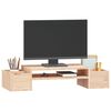 vidaXL Monitorstandaard 70x27,5x15 cm massief grenenhout