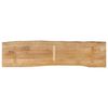 vidaXL Tafelblad met natuurlijke rand 160x40x2,5 cm massief mangohout