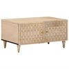 vidaXL Salontafel 80x50x40 cm massief mangohout