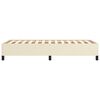 vidaXL Bedframe kunstleer cr&egrave;mekleurig 80x200 cm