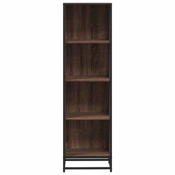 vidaXL Boekenkast 40x35x139 cm bewerkt hout bruin eikenkleur