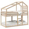 vidaXL Stapelbedframe zonder matras massief grenenhout 90x190 cm