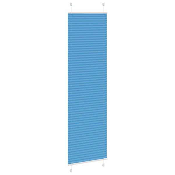 vidaXL Pliss&eacute; rolgordijn 55x200 cm stofbreedte 54,4 cm polyester blauw