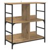 vidaXL Boekenkast 4-laags 78,5 x 33 x 82 cm Bewerkt hout