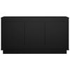 vidaXL Dressoir 102x35x55 cm bewerkt hout zwart