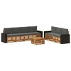 vidaXL Sofa-Sets 8 st Massief Acaciahout